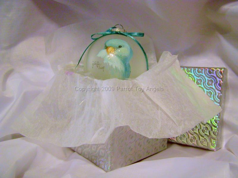 pta auction 002.jpg - Handpainted Ornament in gift box